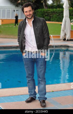 Filippo Timi nimmt an einer Porträtsitzung im Excelsior Hotel im lido Teil, während der 67. Filmfestspiele von Venedig am 7. September 2010 im Palazzo del Casino in Venedig, Italien. Foto von Nicolas Genin/ABACAPRESS.COM Stockfoto