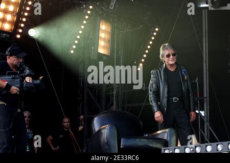 Der französische Sänger Jacques Dutronc tritt am 12. September 2010