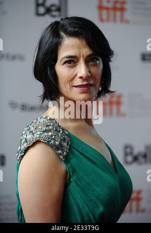 Hiam Abbass nimmt an der Vorführung von Miral Teil, die im Ryerson Theatre während des Toronto International Film Festival 2010 stattfand. Toronto, Ontario, Kanada. September 13, 2010. Foto von Lionel Hahn/ABACAPRESS.COM. (Bild: Hiam Abbass) Stockfoto