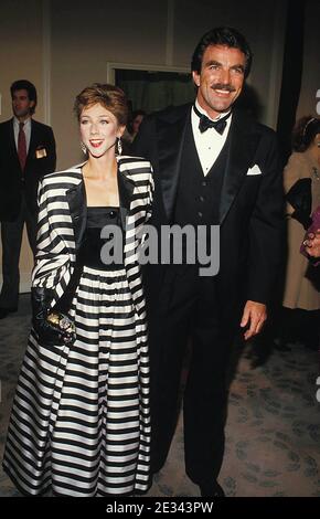 Tom Selleck und Jillie Mack 01-1987 Credit: Ralph Dominguez/MediaPunch Stockfoto