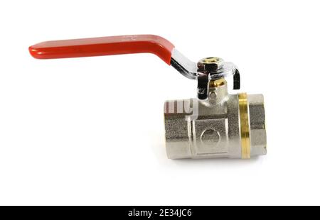 Werkzeuge und Materialien für sanitäre Arbeiten. Stockfoto
