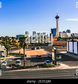 Las Vegas, Nevada, USA - 24. September 2018: Innenräume von Eigentumswohnungen in 1005 S. 3rd Street, Las Vegas Nevada. Stockfoto