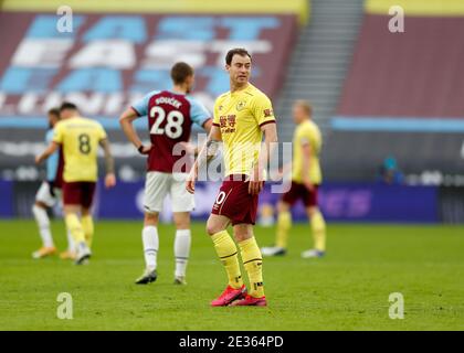 London Stadium, London, Großbritannien. Januar 2021. English Premier League Football, West Ham United versus Burnley; Ashley Barnes of Burnley Credit: Action Plus Sports/Alamy Live News Stockfoto