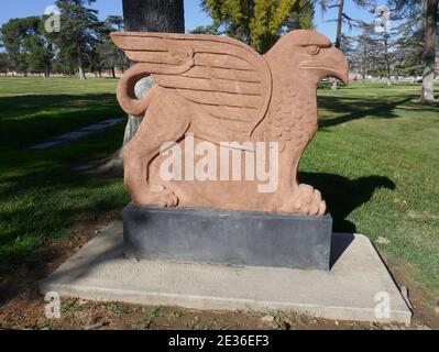 North Hollywood, California, USA 15. Januar 2021 EIN allgemeiner Blick auf die Atmosphäre des Valhalla Memorial Park Cemetery am 15. Januar 2021 in North Hollywood, Kalifornien, USA. Foto von Barry King/Alamy Stockfoto Stockfoto