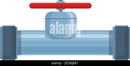 Symbol für Fertigungsrohr. Cartoon der Herstellung Rohr Vektor-Symbol für Web-Design isoliert auf weißem Hintergrund Stock Vektor