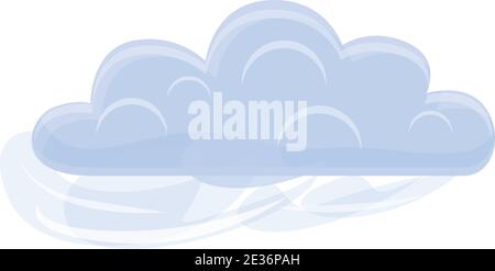 Wetterwolken-Symbol. Cartoon von Wetter Wolke Vektor-Symbol für Web-Design isoliert auf weißem Hintergrund Stock Vektor