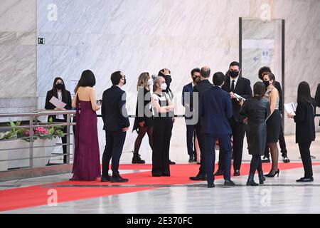 Madrid, Spanien. 16. Jan, 2021. Bei der Fotocall für die 26. Jährlichen Jose Maria Forque Awards in Madrid am Samstag, 16. Januar, 2021. Quelle: CORDON PRESS/Alamy Live News Stockfoto