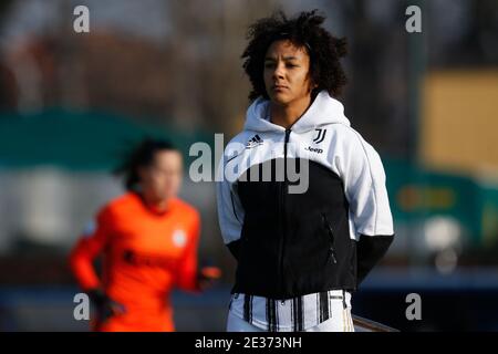 Suning Youth Development Center in Memory of Giacinto Facchetti, Mailand, Italien, 17 Jan 2021, Sara Gama (Juventus FC) während des FC Internazionale gegen Juventus Frauen, Italienischer Fußball Serie A Frauenspiel - Foto Francesco Scaccianoce / LM Stockfoto