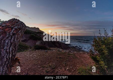 Bild von Son Buñola Strand, in Port des Canonge, Mallorca, Spanien Stockfoto