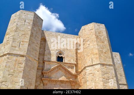 Castel del Monte in der Sonne Stockfoto