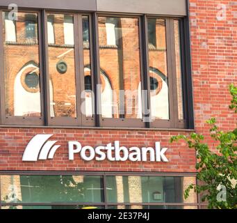 Postbank Finance Center. Die Deutsche Postbank ist eine der größten Privatkundenbanken in Deutschland. Stockfoto