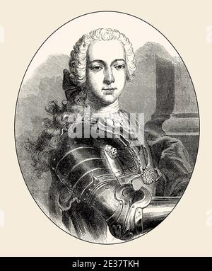 Charles Edward Stuart, Bonnie Prince Charlie, 1720-1788 Stockfoto