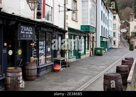 Matlock Bath Derbyshire während der Covid-19-Sperre 2020 Stockfoto