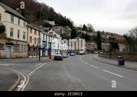 Matlock Bath Derbyshire während der Covid-19-Sperre 2020 Stockfoto