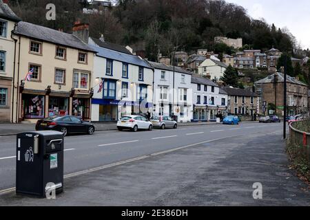 Matlock Bath Derbyshire während der Covid-19-Sperre 2020 Stockfoto