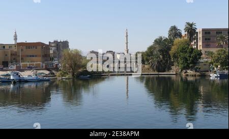 Ägypten - Esna Tempel Stockfoto