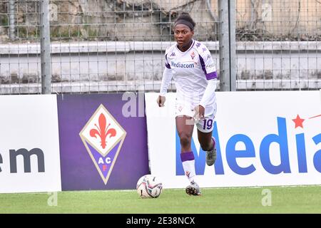 Firenze, Italien. Januar 2021. Abigail Kim (Fiorentina Femminile) während ACF Fiorentina femminile vs San Marino Academy, Italienischer Fußball Serie A Frauenspiel in Firenze, Italien, Januar 17 2021 Kredit: Unabhängige Fotoagentur/Alamy Live Nachrichten Stockfoto