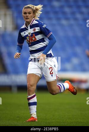 Reading's Kristine Leine beim FA Women's Super League Match im Madejski Stadium, Reading. Stockfoto