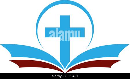 Buch Logo Symbol Design Vorlage Vektor Illustration Stock Vektor