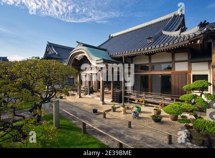 Kakinomoto Schrein ist ein Shinto Schrein in Akashi, Hyogo Präfektur, Japan Stockfoto