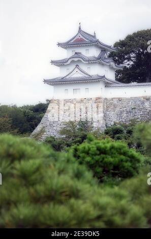 Akashi Castle, Akashi, Präfektur Hyogo, Japan Stockfoto