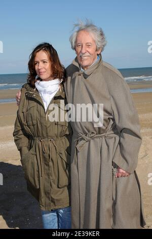 Delphine Gleize und Jean Rochefort beim 17. Jährlichen Epona Festival in Cabourg, Frankreich am 17. Oktober 2010. Foto von Nicolas Briquet/ABACAPRESS.COM Stockfoto