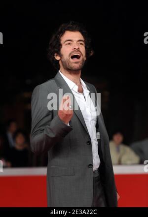 Der französische Schauspieler Romain Duris nimmt am 4. November 2010 an der Premiere des 'L'Homme Qui Vouliit Vivre Sa Vie' während des 5. Filmfestivals in Rom, Italien, Teil. Foto von Eric Vandeville/ABACAPRESS.COM Stockfoto