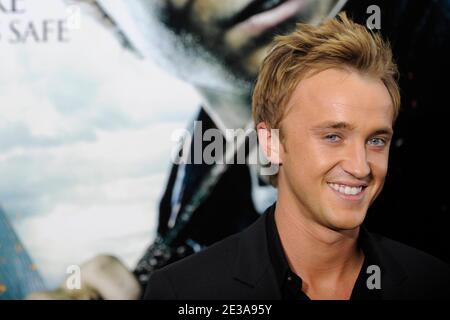 Tom Felton nimmt am 15. November 2010 an der Premiere von 'Harry Potter und die Heiligtümer des Todes - Teil 1' in der Alice Tully Hall in New York City, NY, USA Teil. Foto von Mehdi Taamallah/ABACAPRESS.COM Stockfoto