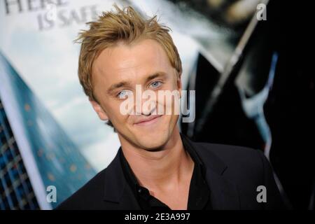 Tom Felton nimmt am 15. November 2010 an der Premiere von 'Harry Potter und die Heiligtümer des Todes - Teil 1' in der Alice Tully Hall in New York City, NY, USA Teil. Foto von Mehdi Taamallah/ABACAPRESS.COM Stockfoto