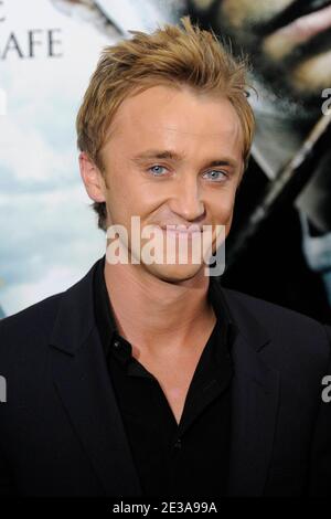 Tom Felton nimmt am 15. November 2010 an der Premiere von 'Harry Potter und die Heiligtümer des Todes - Teil 1' in der Alice Tully Hall in New York City, NY, USA Teil. Foto von Mehdi Taamallah/ABACAPRESS.COM Stockfoto