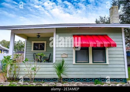 Gentrified House - Seminole Heights Neighborhood, Tampa, Florida Stockfoto