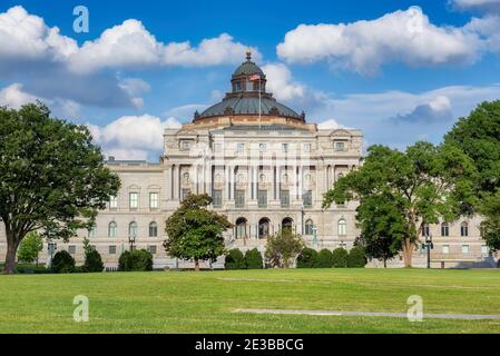 Bibliothek des Kongresses an sonnigen Tag, Washington DC, USA Stockfoto