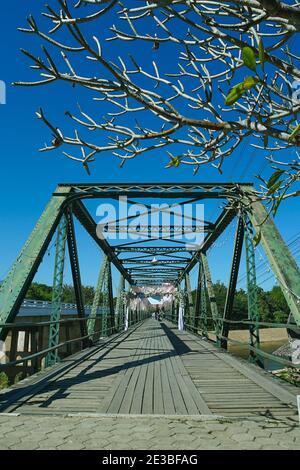 World war II Memorial Tha Pai Memorial Bridge in Pai, Mae Hong Son, Thailand. Stockfoto