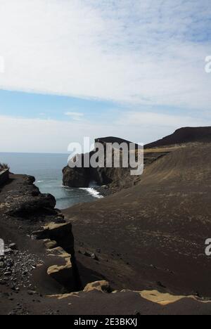 Portugal: Azoren: Faial: Capelinhos Stockfoto