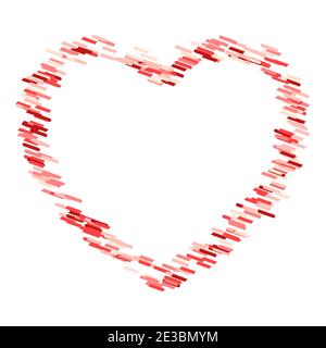 Herzrahmen Für Valentinstag Stock Vektor