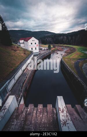 Lipno-Talsperre - Nationalpark Sumava, Tschechische Republik Stockfoto