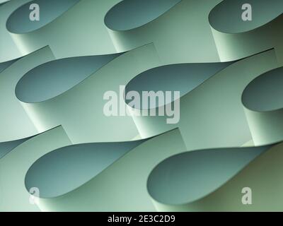 Abstrakter Hintergrund aus elliptischem Papier, Business-Tapete. Stockfoto