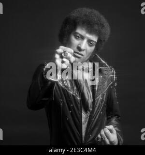 Ray Dorset von der britischen Rockband Mungo Jerry 1977 Stockfoto