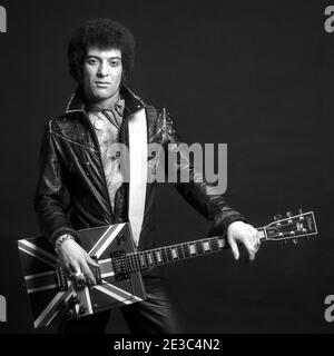 Ray Dorset von der britischen Rockband Mungo Jerry 1977 Stockfoto