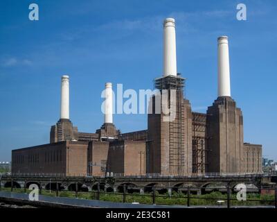 Battersea Power Station vor der Renovierung Stockfoto