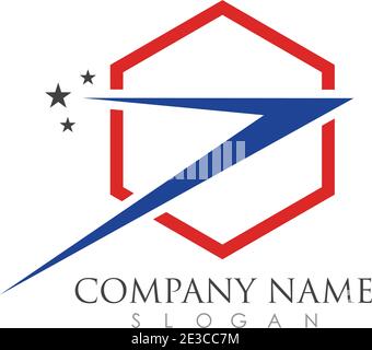 Schneller Logo Vorlage Vektor icon Abbildung design Stock Vektor