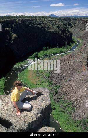 Crooked River Canyon, Peter Skene Ogden State Park, Oregon Stockfoto