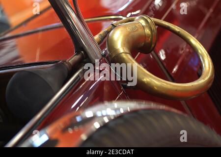 Turin, Piemont, Italien -7/02/2014 - AutoMotoRetro ist die jährliche periodische Messe für Liebhaber und Sammler von Oldtimern und Motorrädern und retro Stockfoto