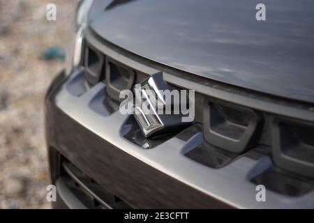 Assam, indien - Januar 10, 2021 : Maruti s presso Stock image. Stockfoto