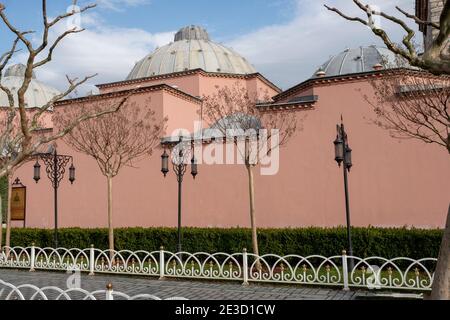 Hagia Sophia Hurrem Sultan Badehaus am Sultanahmet-Platz, Istanbul-Stadt, Türkei Stockfoto