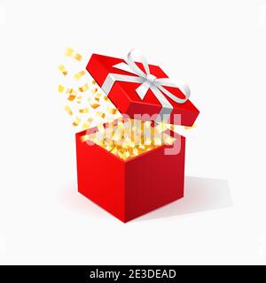 Weihnachtspostkarte mit Weihnachtselementen und handgeschriebener Goldfolie kalligraphisch Frohe Weihnachten Inschrift Stock Vektor