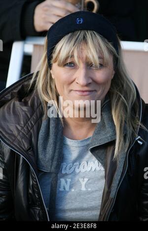 Christine Bravo posiert während des 12. 'Alpe d'Huez Comedy Film Festival', das am 21. Januar 2009 in l'Alpe d'Huez stattfand. Foto von Guignebourg/Taamallah/ABACAPRESS.COM Stockfoto