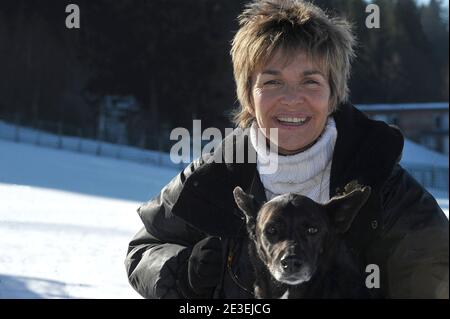 Die französische Schauspielerin Veronique Jannot beim 16. Filmfestival 'Fantastik Art' in Gerardmer, Frankreich, am 29. Januar 2009. Foto von Giancarlo Gorassini/ABACAPRESS.COM Stockfoto