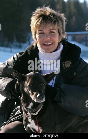 Die französische Schauspielerin Veronique Jannot beim 16. Filmfestival 'Fantastik Art' in Gerardmer, Frankreich, am 29. Januar 2009. Foto von Giancarlo Gorassini/ABACAPRESS.COM Stockfoto