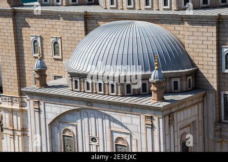 Modell einer Moschee in einem Miniaturpark in Istanbul Stockfoto